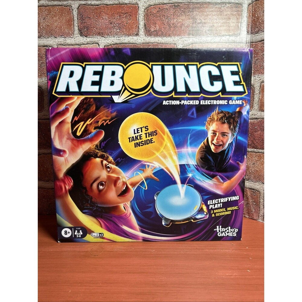 Hasbro Rebounce Electronic Action Game New